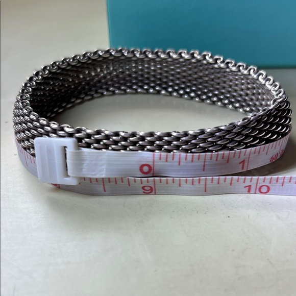 Tiffany & Co. Silver Mesh Bracelet and Ring set - Picture 12 of 15